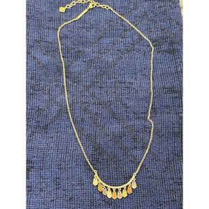 Kendra Scott Sydney Gold Tone Pendant Short Necklace
